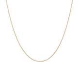 Fine Cable Link Chain 9ct Gold 1.25mm - Dracakis Jewellers